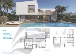 Villa - 4 Bedrooms - 4 Bathrooms for sale in June - Ras Al Hekma - North Coast