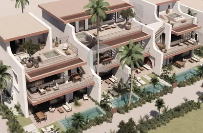 Chalet - 2 Bedrooms - 2 Bathrooms for sale in Ramla Lakeside - Qesm Ad Dabaah - North Coast