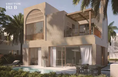 Chalet - 3 Bedrooms - 3 Bathrooms for sale in Ramla Lakeside - Qesm Ad Dabaah - North Coast