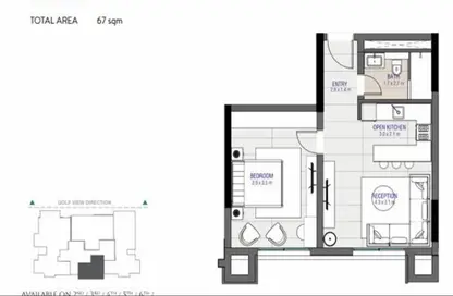Apartment - Studio - 1 Bathroom for sale in City Gate - 5th Settlement Compounds - The 5th Settlement - New Cairo City - Cairo