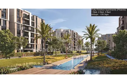 Apartment - 3 Bedrooms - 3 Bathrooms for sale in HAP Town - Mostakbal City Compounds - Mostakbal City - Future City - Cairo