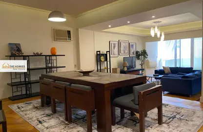 Apartment - 3 Bedrooms - 2 Bathrooms for rent in Taha Hussein St. - Zamalek - Cairo
