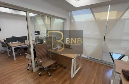 Office Space - Studio - 2 Bathrooms for rent in Cairo Business Plaza - North Teseen St. - The 5th Settlement - New Cairo City - Cairo