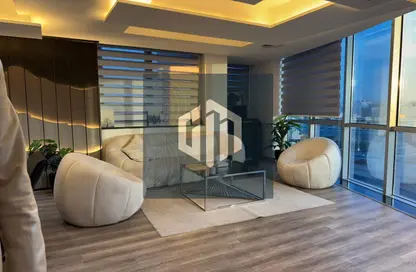 Office Space - Studio - 2 Bathrooms for rent in Bank Center Street - South Teseen St. - The 5th Settlement - New Cairo City - Cairo