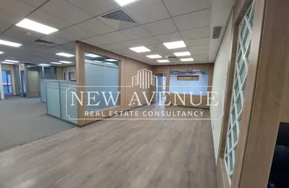 Office Space - Studio - 3 Bathrooms for rent in Bank Center Street - South Teseen St. - The 5th Settlement - New Cairo City - Cairo