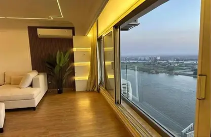 Apartment - 2 Bedrooms - 2 Bathrooms for sale in Maspero Business Tower - Maspero Triangle - Downtown - Cairo