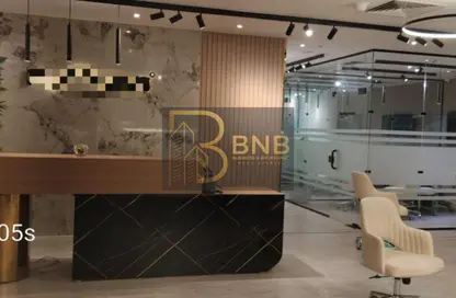 Office Space - Studio - 3 Bathrooms for rent in Bank Center Street - South Teseen St. - The 5th Settlement - New Cairo City - Cairo