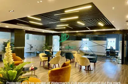 Office Space - Studio - 2 Bathrooms for rent in Bank Center Street - South Teseen St. - The 5th Settlement - New Cairo City - Cairo