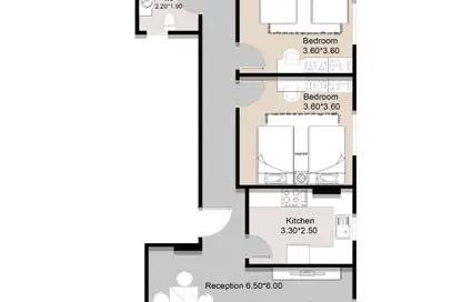 Apartment - 3 Bedrooms - 2 Bathrooms for sale in New Narges - New Cairo City - Cairo