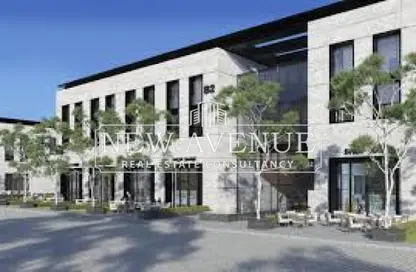 Office Space - Studio - 3 Bathrooms for sale in The Waterway Villas - Ext North Inves Area - New Cairo City - Cairo