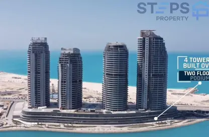 Apartment - 3 Bedrooms - 3 Bathrooms for sale in North Edge Towers - New Alamein City - Al Alamein - North Coast