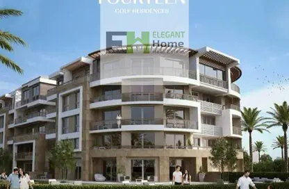 Apartment - 3 Bedrooms - 3 Bathrooms for rent in The Fourteen Golf Residences - Uptown Cairo - Mokattam - Cairo