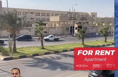 شقة - 2 غرف نوم - 2 حمامات للايجار في الحي الاول - الشيخ زايد - الجيزة