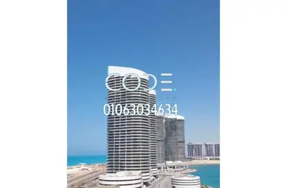 شقة - غرفة نوم - 1 حمام للبيع في ذا جيت تاورز - مدينة العلمين الجديدة - العلمين - الساحل الشمالي