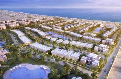 Chalet - 2 Bedrooms - 2 Bathrooms for sale in Ramla Lakeside - Qesm Ad Dabaah - North Coast