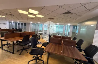 Office Space - Studio - 1 Bathroom for rent in Bank Center Street - South Teseen St. - The 5th Settlement - New Cairo City - Cairo