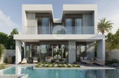 Twin House - 3 Bedrooms - 4 Bathrooms for sale in Solana - New Zayed City - Sheikh Zayed City - Giza
