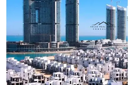 Apartment - 2 Bedrooms - 2 Bathrooms for sale in North Edge Towers - New Alamein City - Al Alamein - North Coast