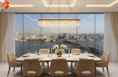 Apartment - 4 Bedrooms - 6 Bathrooms for rent in Nile Corniche St. - Garden City - Cairo Apartment - 4 Bedrooms - 6 Bathrooms for rent in Nile Corniche St. - Garden City - Cairo
