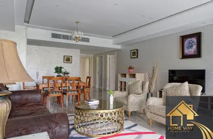 Apartment - 3 Bedrooms - 2 Bathrooms for rent in Lake View Residence - 5th Settlement Compounds - The 5th Settlement - New Cairo City - Cairo