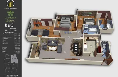 Apartment - 3 Bedrooms - 3 Bathrooms for sale in Bait Alwatan - New Obour City - Qalyubia