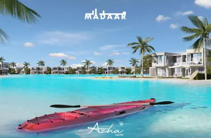 Chalet - 2 Bedrooms - 3 Bathrooms for sale in Azha North - Ras Al Hekma - North Coast