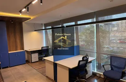 Office Space - Studio - 2 Bathrooms for rent in Business Plaza - Ring Road - Zahraa El Maadi - Hay El Maadi - Cairo