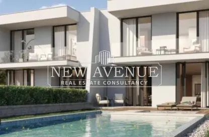 Twin House - 4 Bedrooms - 5 Bathrooms for sale in Direction White - Ras Al Hekma - North Coast