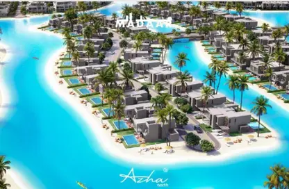 شاليه - 3 غرف نوم - 3 حمامات للبيع في ازها الساحل الشمالي - راس الحكمة - الساحل الشمالي