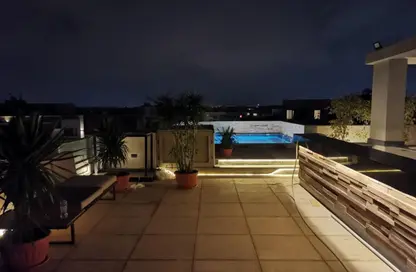 (بنتهاوس  (روف - 3 غرف نوم - 4 حمامات للايجار في جاليريا  مون فالى - المستثمرين الجنوبية - مدينة القاهرة الجديدة - القاهرة