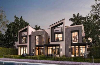 Townhouse - 4 Bedrooms - 4 Bathrooms for sale in Palm Hills October - Cairo Alexandria Desert Road - 6 October City - Giza