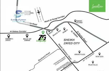 Townhouse - 7 Bedrooms - 2 Bathrooms for sale in Zayed Greens 3 - Zayed Greens Compound - New Zayed City - Sheikh Zayed City - Giza