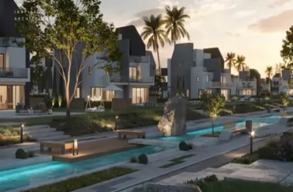 Apartment - 2 Bedrooms - 2 Bathrooms for sale in Rivers - New Zayed City - Sheikh Zayed City - Giza