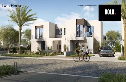 Twin House - 3 Bedrooms - 3 Bathrooms for sale in Solana - New Zayed City - Sheikh Zayed City - Giza
