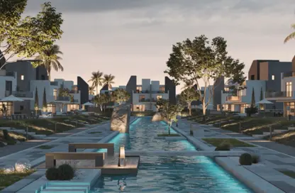 Twin House - 5 Bedrooms - 4 Bathrooms for sale in Rivers - New Zayed City - Sheikh Zayed City - Giza