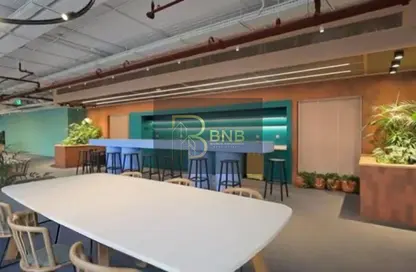 Office Space - Studio - 5 Bathrooms for rent in The Water Way - North Investors Area - New Cairo City - Cairo