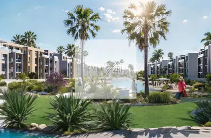 Chalet - 2 Bedrooms - 2 Bathrooms for sale in Azha North - Ras Al Hekma - North Coast