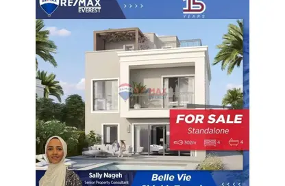 Twin House - 4 Bedrooms - 4 Bathrooms for sale in Belle Vie - New Zayed City - Sheikh Zayed City - Giza