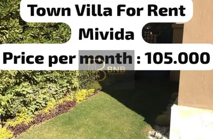 Townhouse - 3 Bedrooms - 3 Bathrooms for rent in Mivida - 5th Settlement Compounds - The 5th Settlement - New Cairo City - Cairo