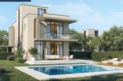 Villa - 3 Bedrooms - 3 Bathrooms for sale in Waslet Dahshur Road - Green Belt - 6 October City - Giza