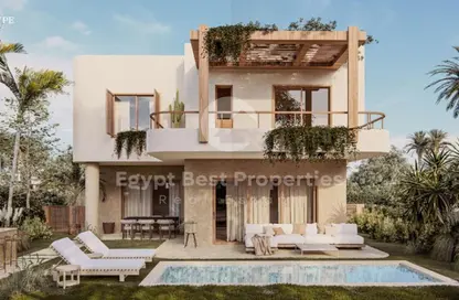 فيلا - 3 غرف نوم - 3 حمامات للبيع في رملة ليك سايد - قسم الضبعة - الساحل الشمالي