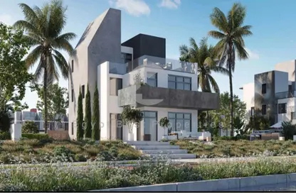 Villa - 4 Bedrooms - 5 Bathrooms for sale in Rivers - New Zayed City - Sheikh Zayed City - Giza