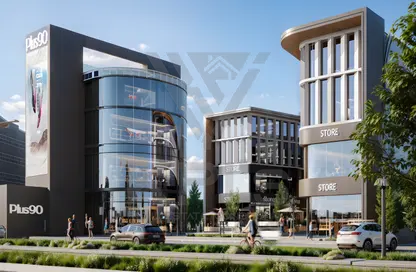 Retail - Studio - 1 Bathroom for sale in Plus 90 Mall - North Teseen St. - The 5th Settlement - New Cairo City - Cairo
