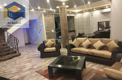 Villa - 6 Bedrooms - 6 Bathrooms for rent in Mohamed Al Qasabgi St. - Rehab City Third Phase - Al Rehab - New Cairo City - Cairo