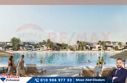 (بنتهاوس  (روف - 3 غرف نوم - 3 حمامات للبيع في جيفيرا - راس الحكمة - الساحل الشمالي