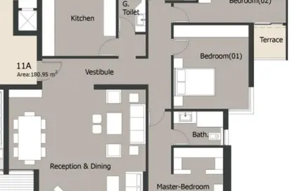 Apartment - 3 Bedrooms - 3 Bathrooms for sale in Palm Hills New Cairo - 5th Settlement Compounds - The 5th Settlement - New Cairo City - Cairo