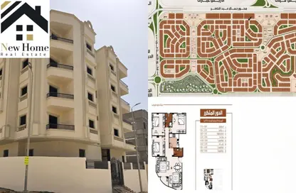 Roof - 3 Bedrooms - 2 Bathrooms for sale in New Narges - New Cairo City - Cairo