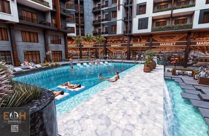 Apartment - 1 Bedroom - 1 Bathroom for sale in El Hadaba District - Hurghada - Red Sea