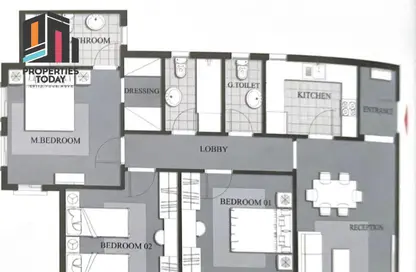 Penthouse - 4 Bedrooms - 3 Bathrooms for sale in Mountain View iCity October - 6 October Compounds - 6 October City - Giza