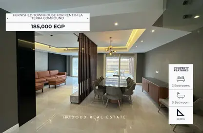 Townhouse - 3 Bedrooms - 5 Bathrooms for rent in La Terra - South Investors Area - New Cairo City - Cairo